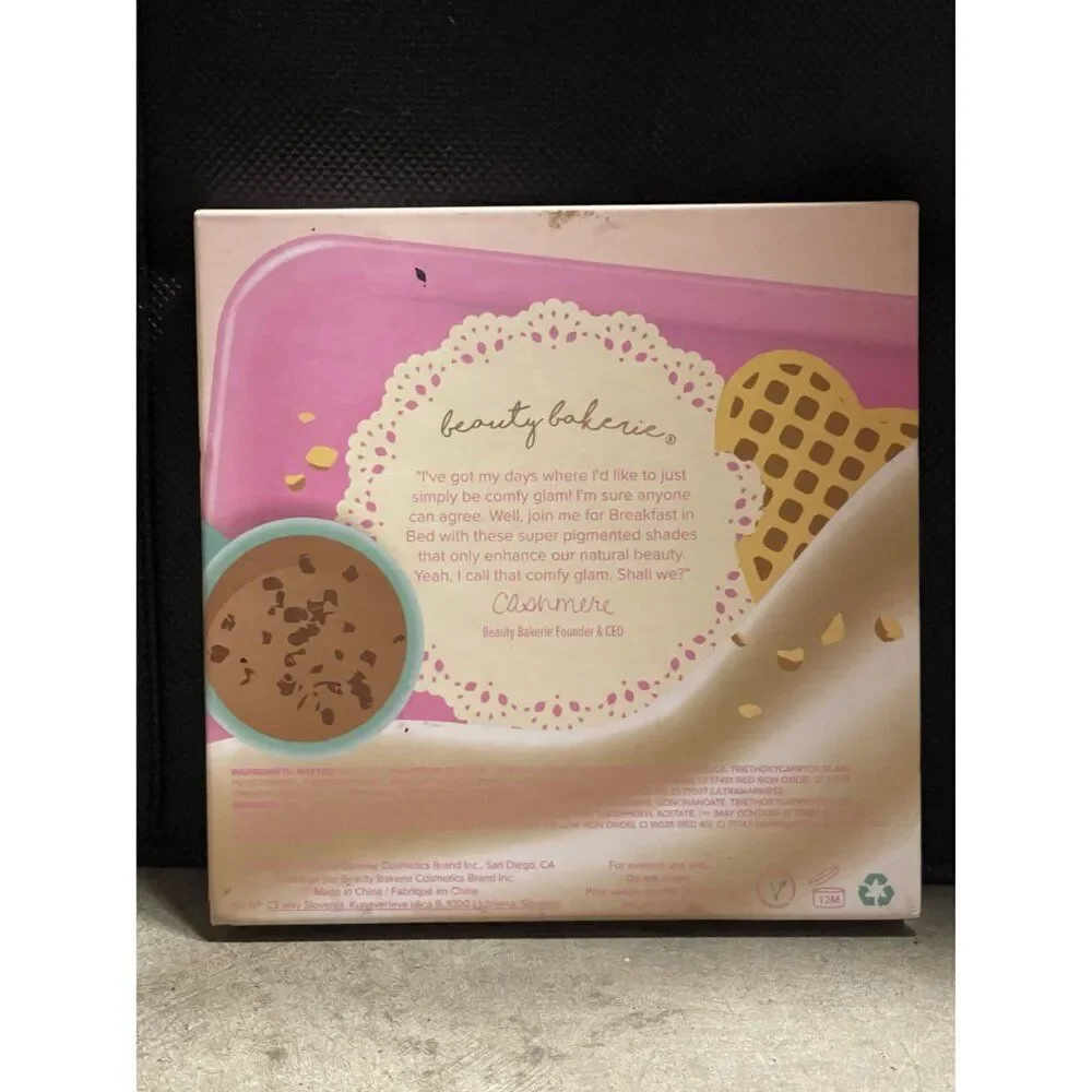 Beauty Bakerie Breakfast In Bed Eyeshadow Palette With 9 Shades 0.1 Oz Each, NEW